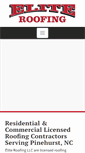Mobile Screenshot of eliteroofingnc.com