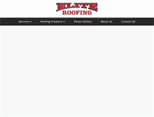 Tablet Screenshot of eliteroofingnc.com